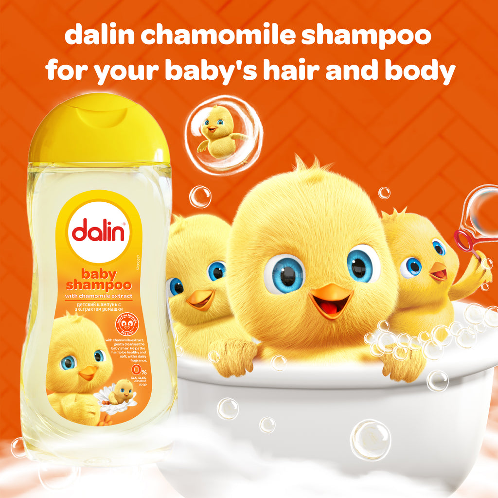 Dalin Shampoo Classico Per Bambini – 200 Ml, Formula Vegana E Delicata, Non Testato Su Animali